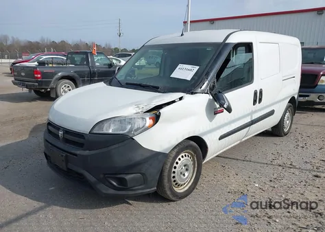 2018 Ram Promaster City Tradesman z USA, uszkodzony, nr VIN ZFBERFAB4J6L64972